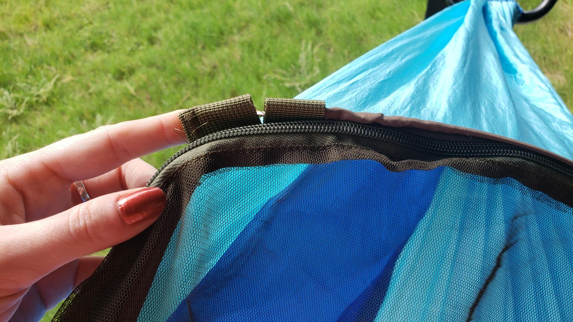 G4Free Large Camping Hammock with Mosquito Net and Rain Fly - 2 Person Portable Hammock with Bug Net and Tent Tarp for Outdoor Hiking Camping Backpacking Travel customer photo 1