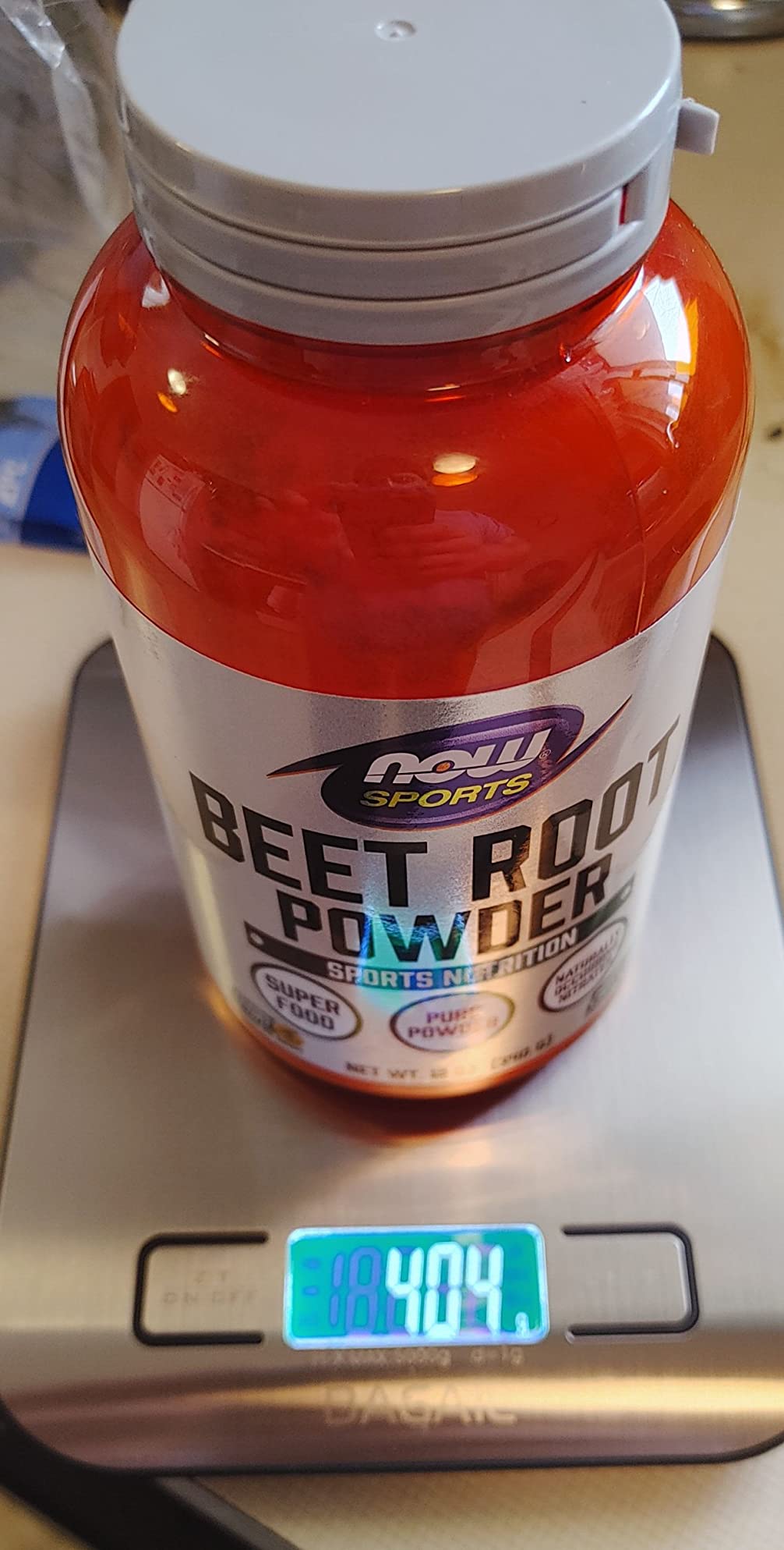 NOW Foods Sports Nutrition, Beet Root Powder, Super Food With Naturally Occurring Nitrates, 12-Ounce customer photo 1