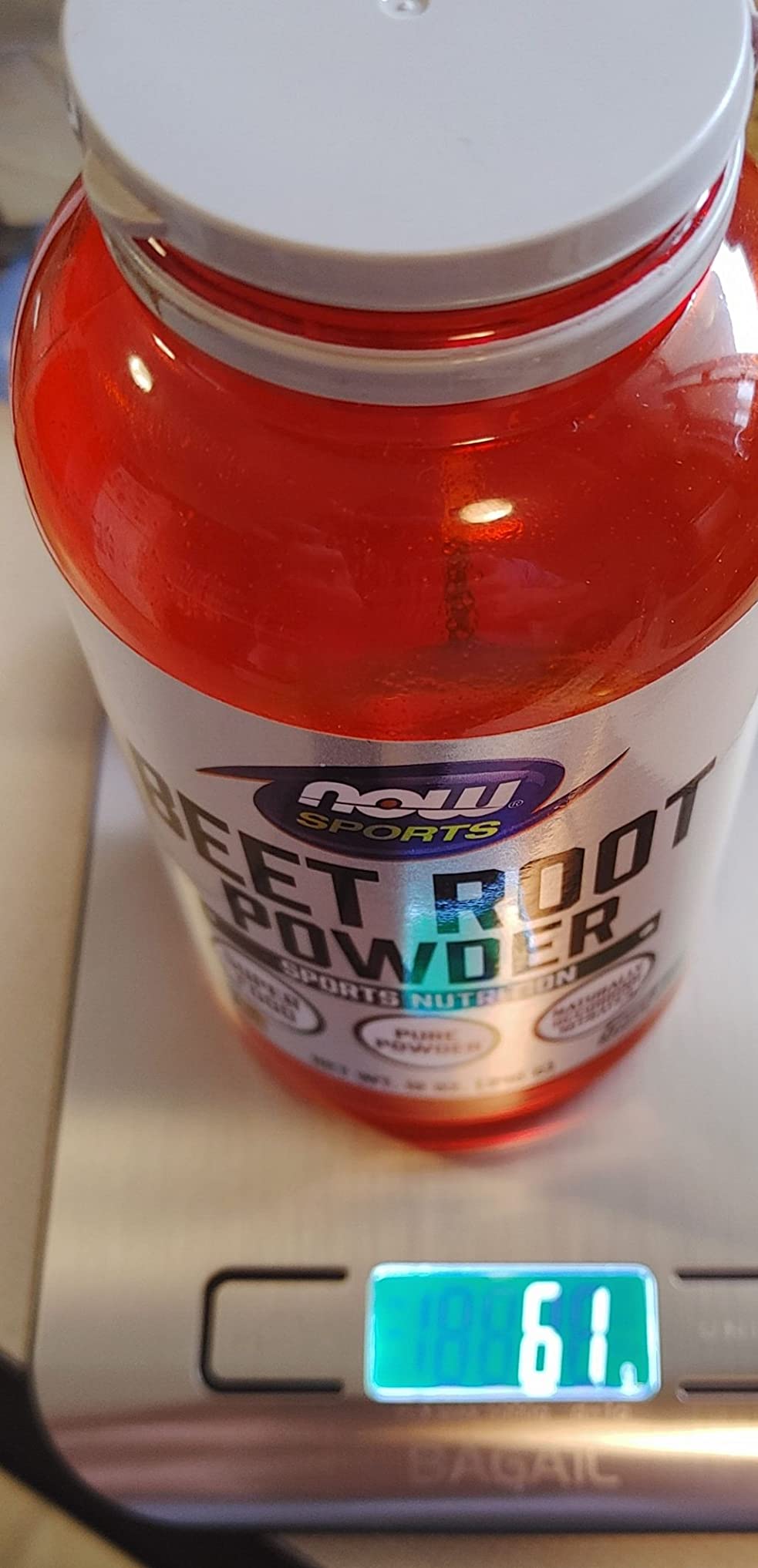 NOW Foods Sports Nutrition, Beet Root Powder, Super Food With Naturally Occurring Nitrates, 12-Ounce customer photo 2