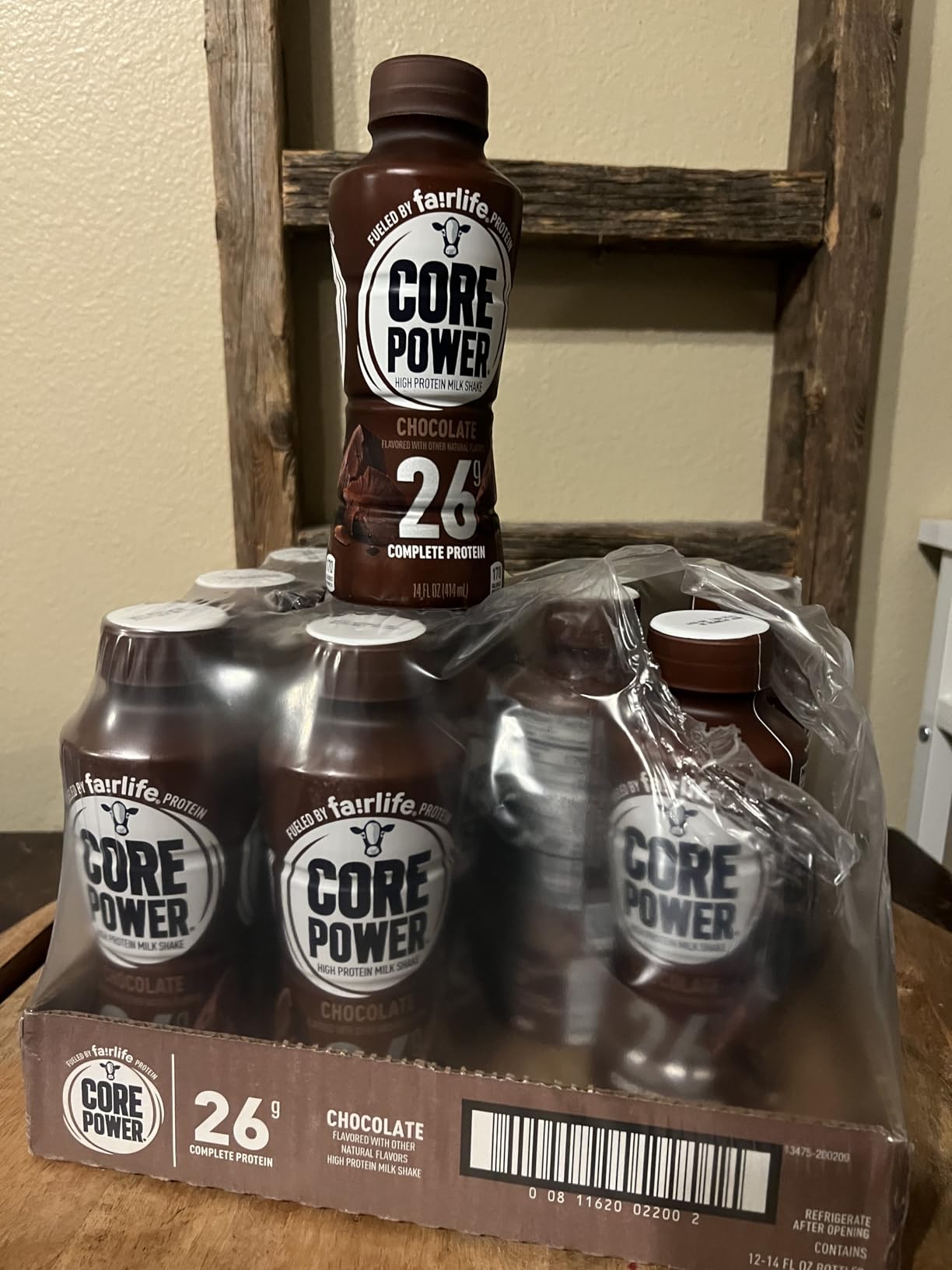 Core Power Protein Shake, Chocolate, 26g Bottle, 14oz, 12 Pack customer photo 1
