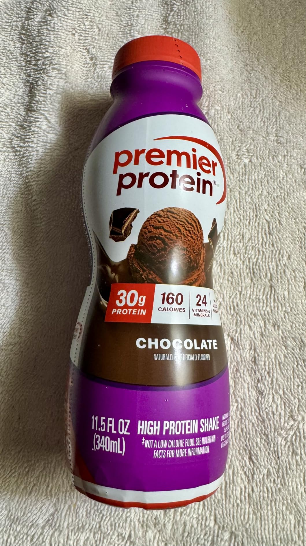 Premier Protein Shake, Chocolate, 30g Protein, No Added Sugar, 24 Vitamins & Minerals to Support Immune Health, Gluten-Free,11.5 fl oz (12 Pack) customer photo 1
