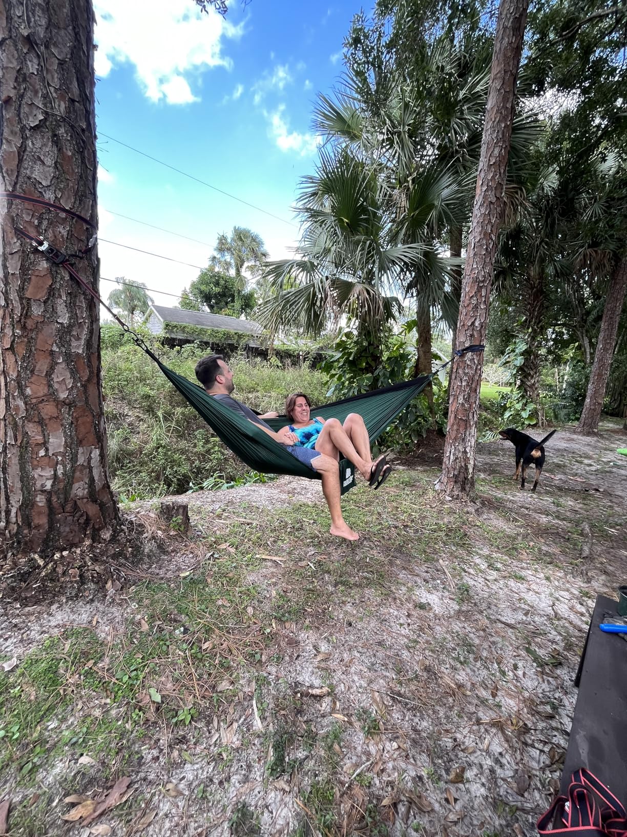 Covacure Camping Hammock - Lightweight Double Hammock, Hold Up to 772lbs, Portable Hammocks for Indoor, Outdoor, Hiking, Camping, Backpacking, Travel, Backyard, Beach customer photo 2