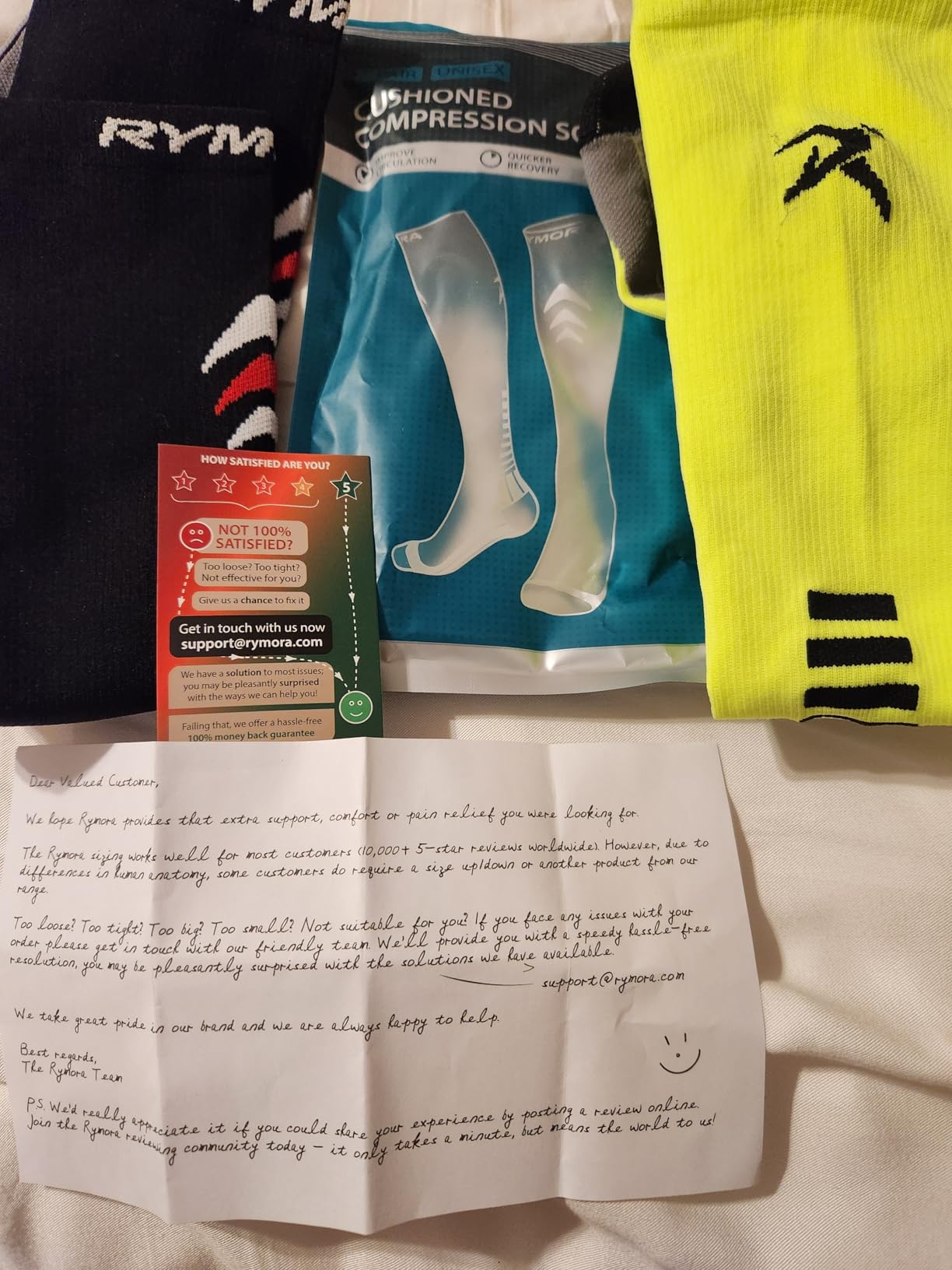 Rymora Compression Socks for Men and Women - for Sports, Running, Flying, Work & More customer photo 1