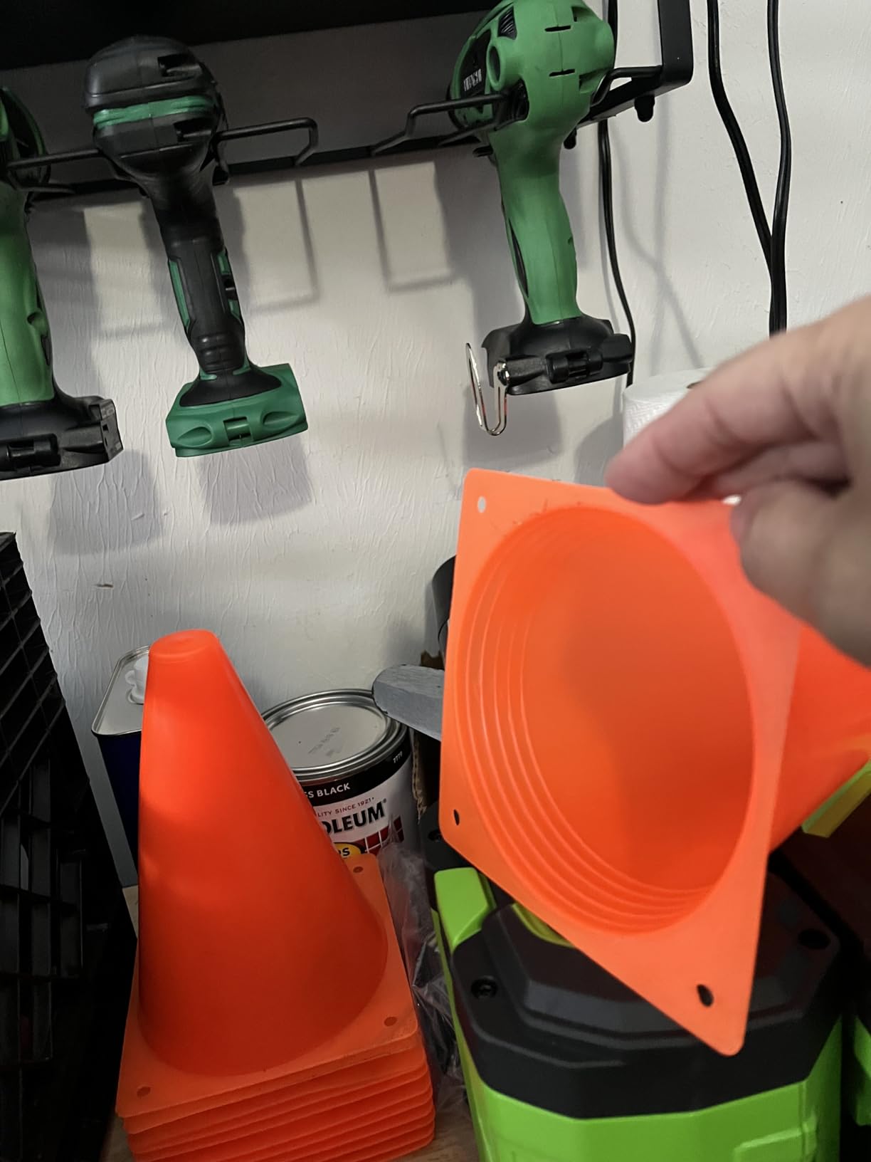 Mirepty 7 Inch Plastic Traffic Cones Sport Training Agility Marker Cone for Soccer, Skating, Football, Basketball, Indoor and Outdoor Games customer photo 2