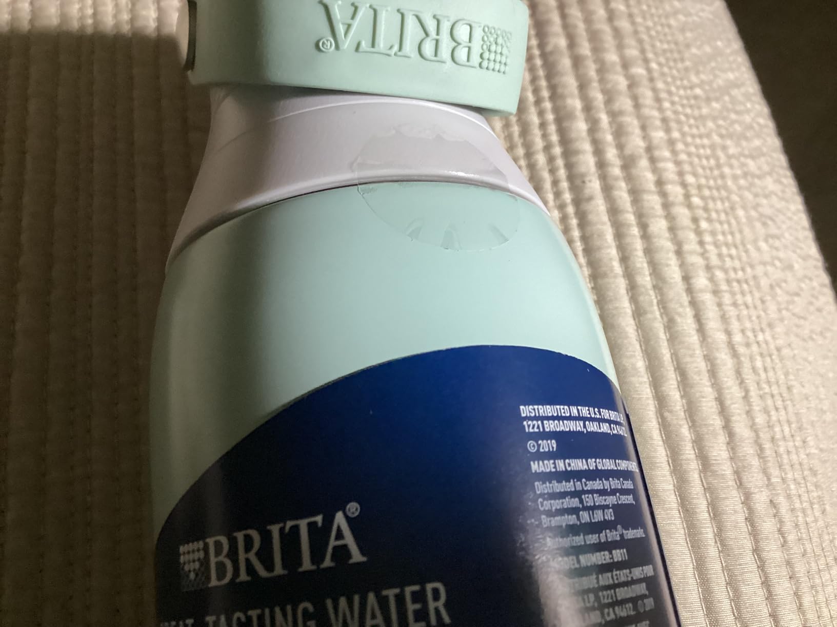 Brita Stainless Steel Premium Filtering Water Bottle, BPA-Free, Reusable, Insulated, Replaces 300 Plastic Water Bottles, Filter Lasts 2 Months, Glacier - 20 oz customer photo 1