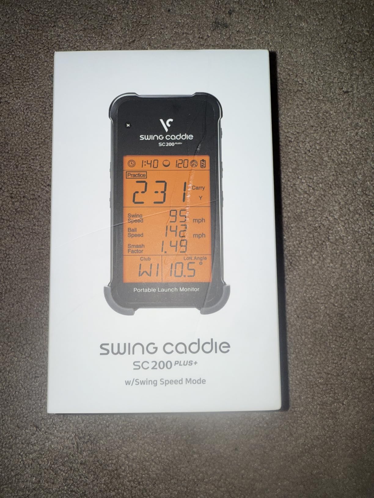 Voice Caddie Portable Golf Launch Monitor and Swing Analyzer with Real-Time Shot Data Tracking | Ideal Golf Swing Trainer/Training Equipment for Indoor & Outdoor | Up to 20 Hours Battery Life customer photo 1