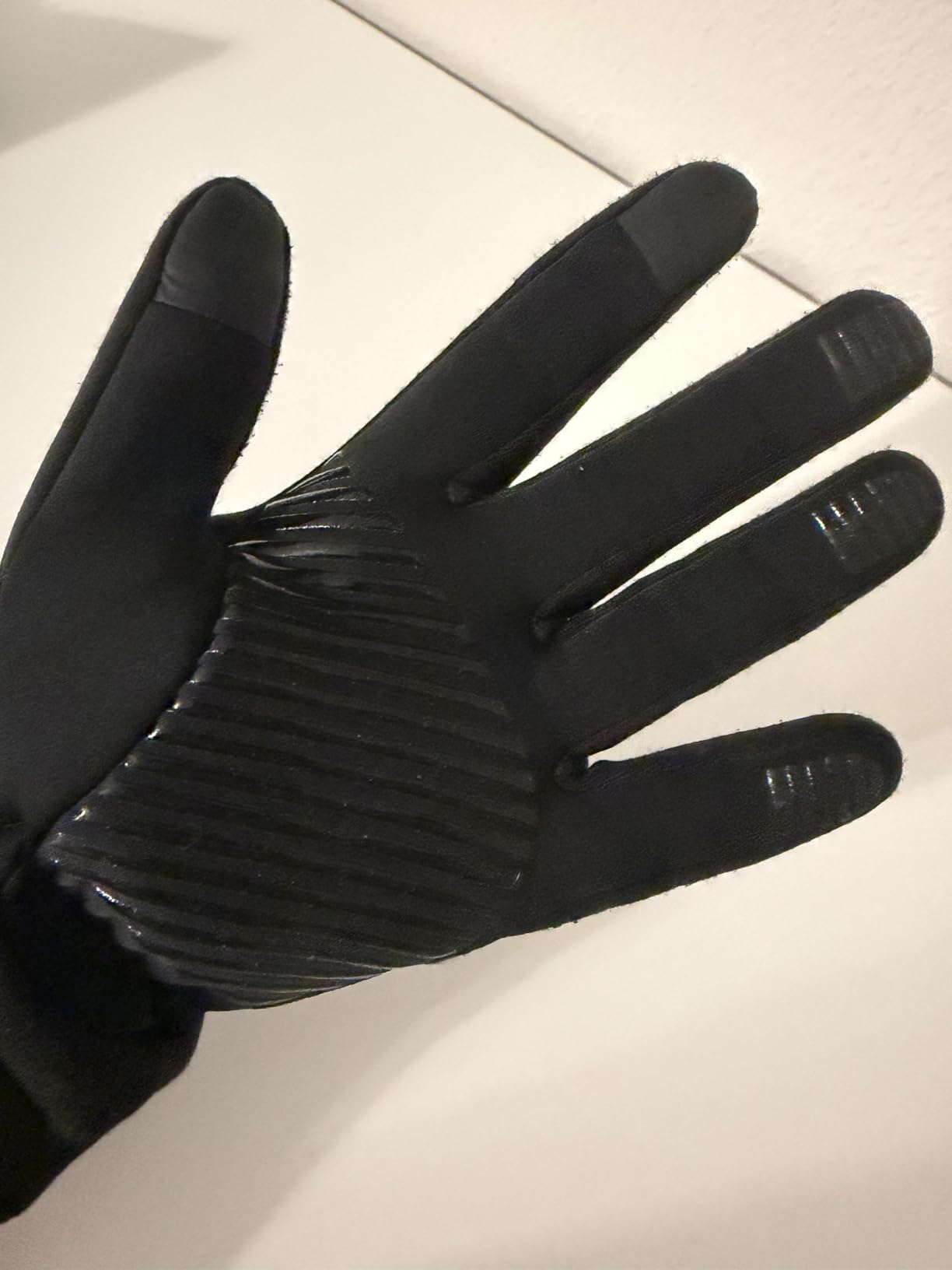 Winter Gloves for Women Men - Cold Weather Thermal Touch Screen Ski Snow Glove Liners, Non-Slip Palm & Warm Fleece Lined, for Running Cycling Driving Hiking Walking Sports Outdoor Texting Work customer photo 1