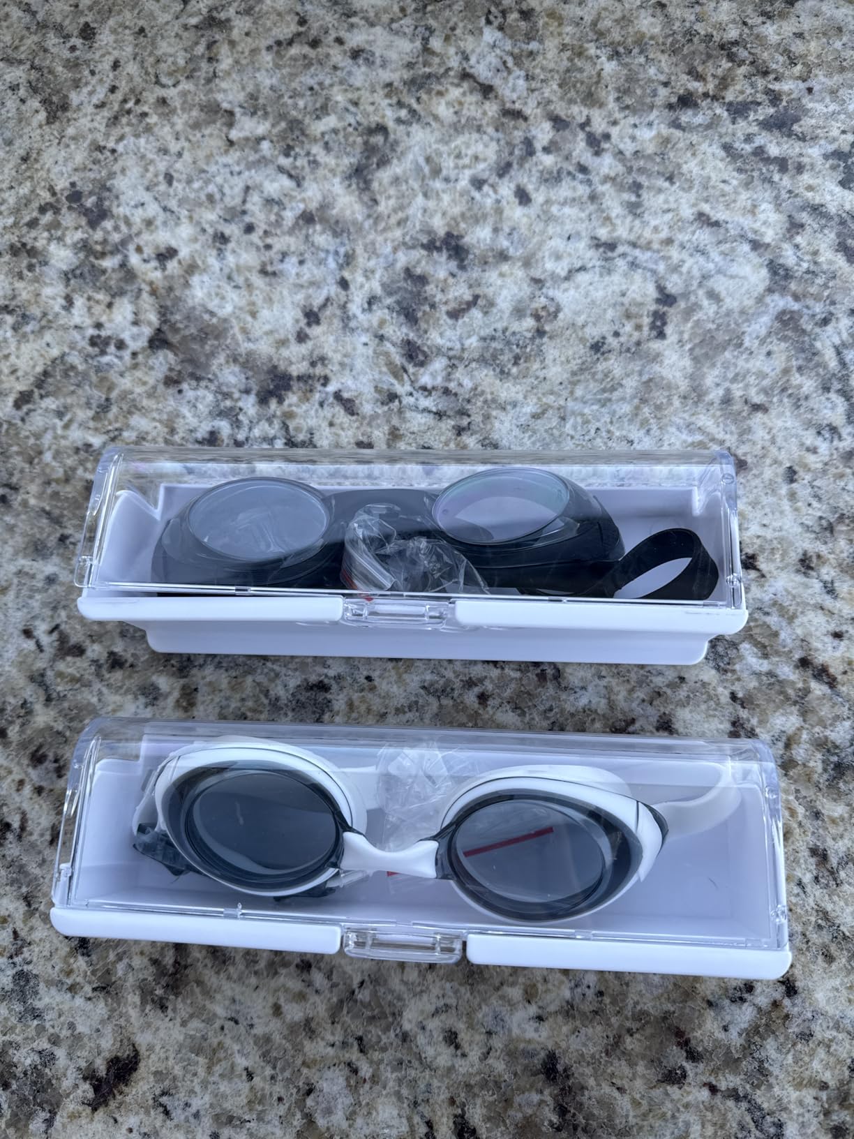 Seago 2 Pack Swimming Goggles Anti-fog Anti-UV Silicone Swim Goggles Adult Women Men customer photo 1