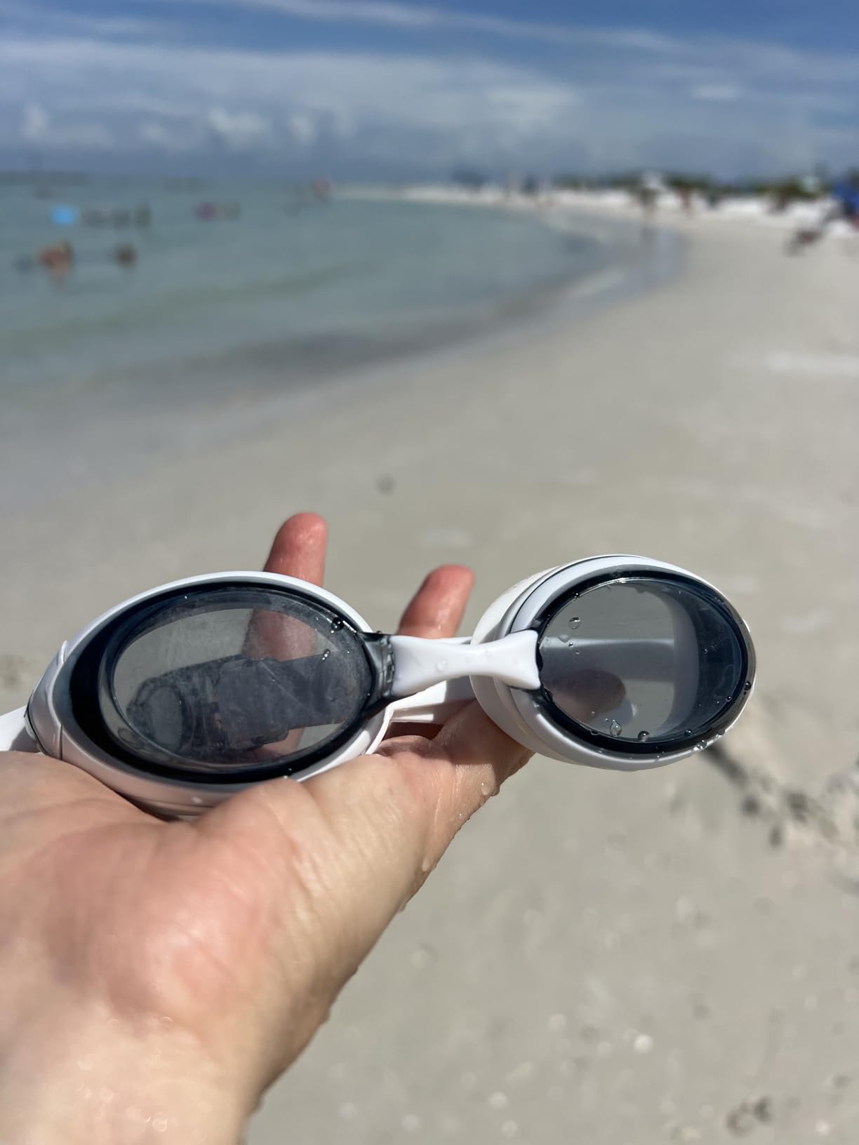 Seago 2 Pack Swimming Goggles Anti-fog Anti-UV Silicone Swim Goggles Adult Women Men customer photo 2