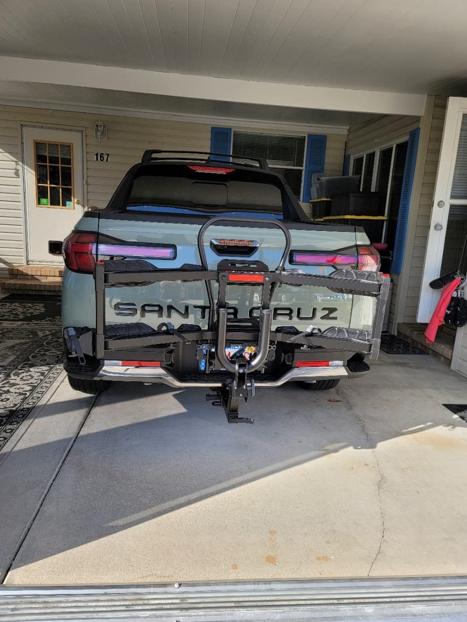 Hollywood Racks Destination 2 Hitch Bike Rack, Transports 2 Bikes up to 35 lbs Each - Lightweight Platform Style Bike Carrier for Car, SUV, or Truck customer photo 2