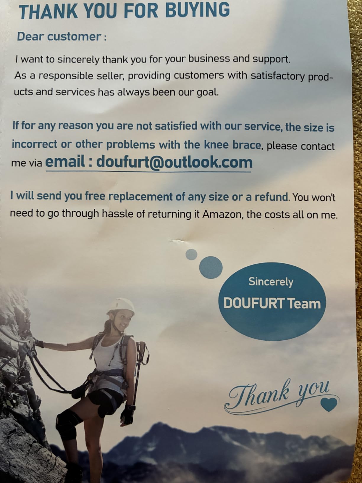 DOUFURT Adjustable Knee Brace Men Women Side Stabilizers & Patella Gel Pad | Plus Size Velcro Compression Brace Support for Recovery from Meniscus Tears, Arthritis, Knee Pain, ACL/MCL/LCL & Tendonitis customer photo 1