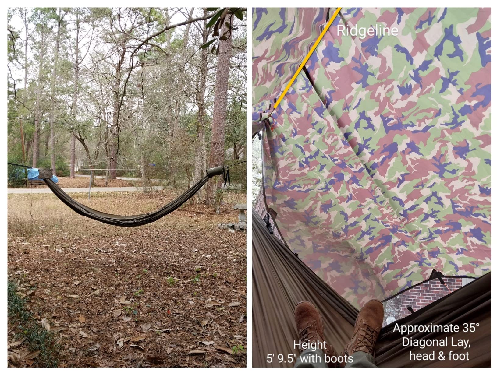 Onewind 11ft Camping Hammock with Bugnet, Portable Double Hammock with Mosquito Net, Backpacking Hammock with Net Adjustable Ridgeline Tree Straps for Outdoor Hiking Backpacking customer photo 1