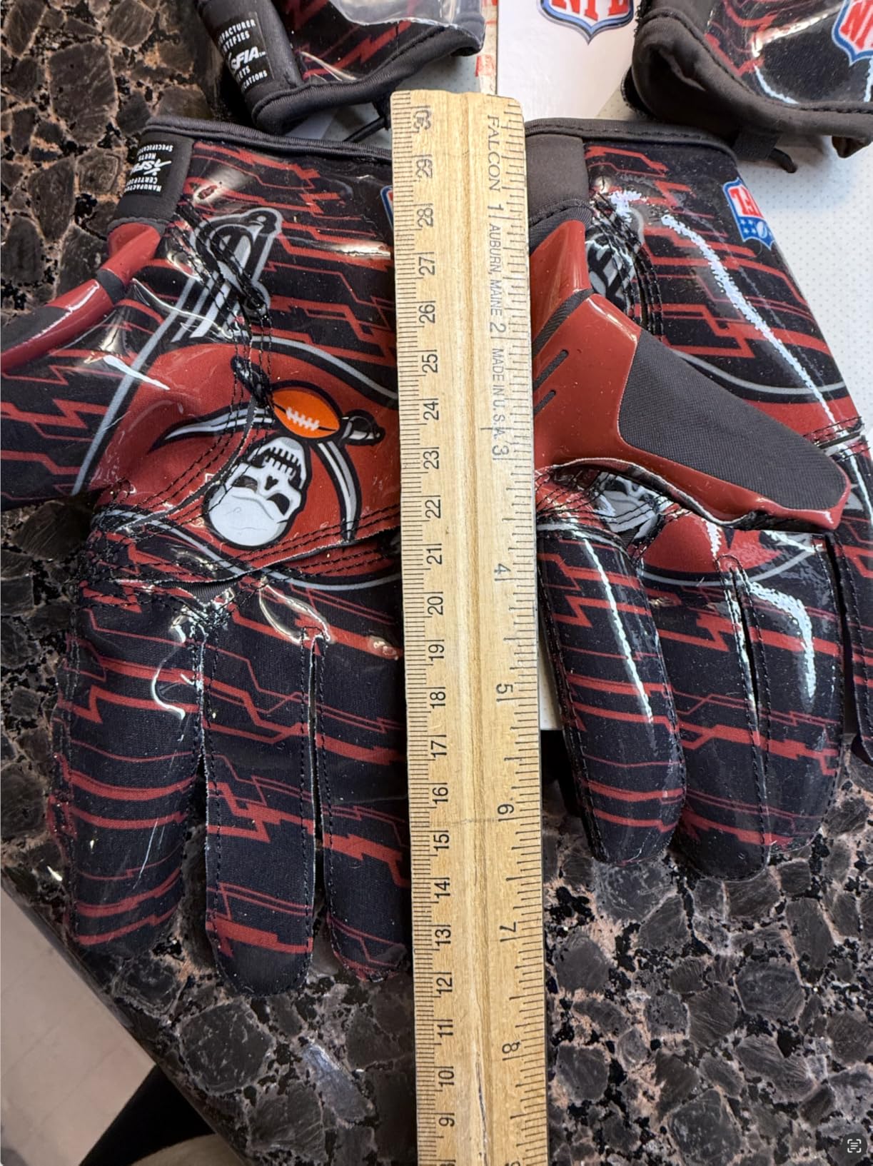 Wilson NFL Stretch Fit Football Gloves - Youth and Adult Sizes customer photo 2