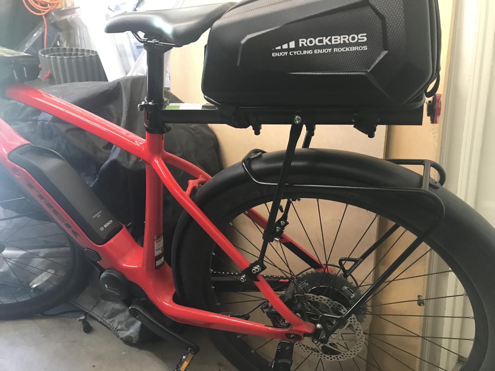 ROCKBROS Rear Bike Rack Quick Release Bike Cargo Rack Luggage Bike Rack Rear Mountain Bike Rack customer photo 2