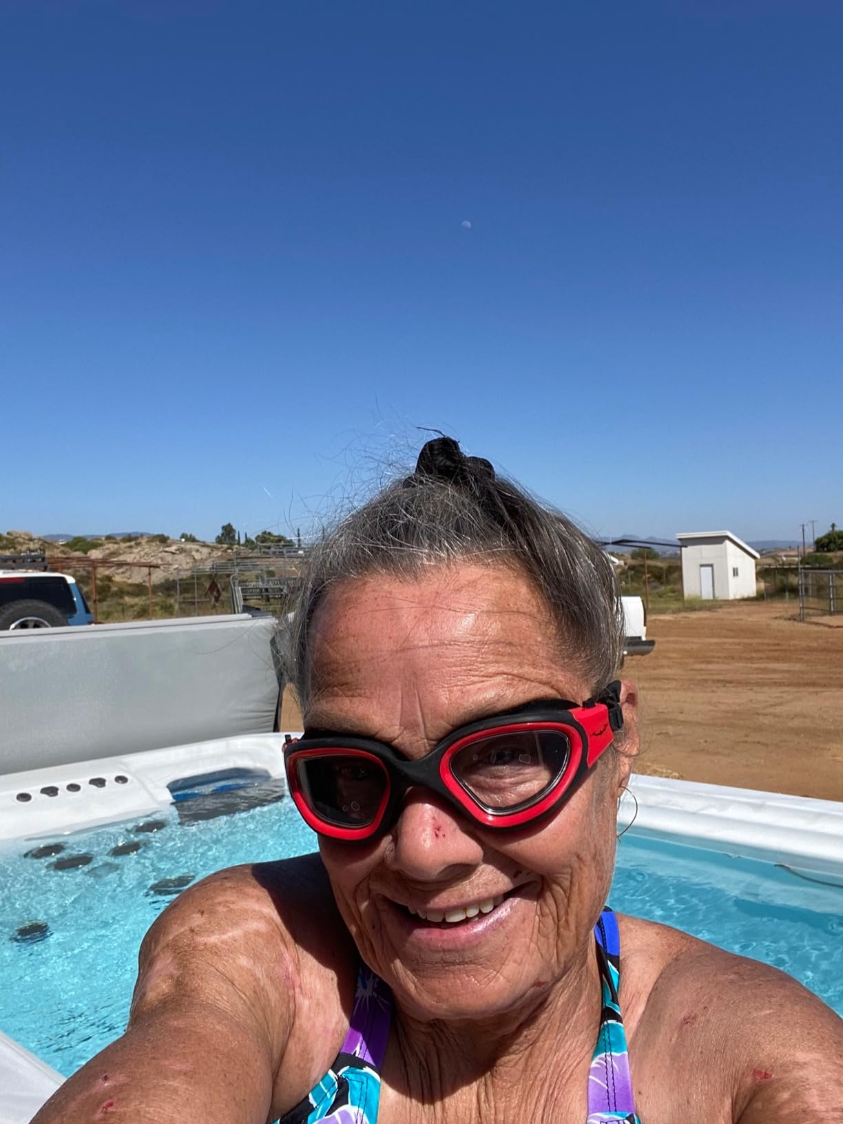 AqtivAqua Swimming Goggles, DX Wide View Swim Goggles for Adult Men Women, Anti Fog No Leaking customer photo 2