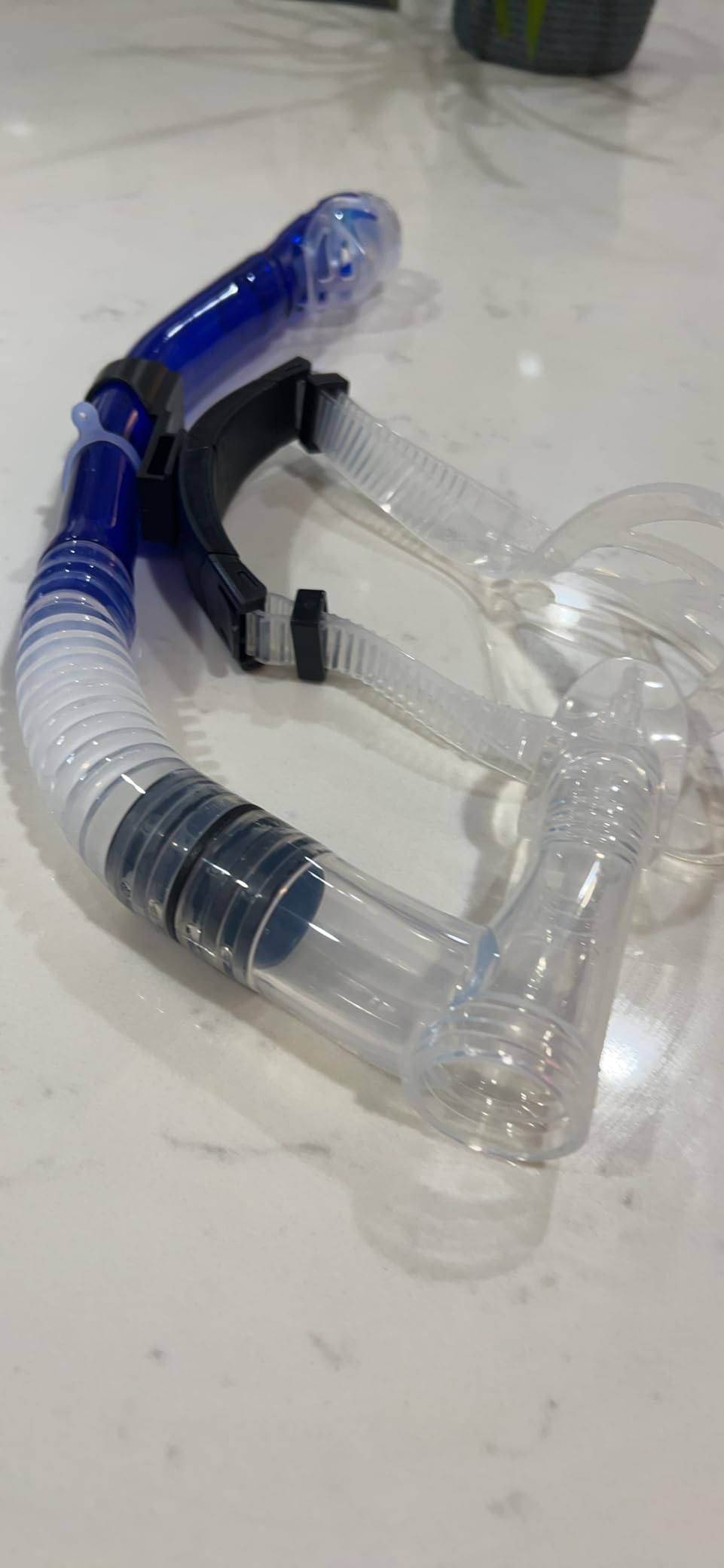 Seago Swim Snorkel for Lap Swimming, Dry Top Front Swimmer Gear for Adult Youth, Training Equipment in Pool and Open Water with Comfy Easy to Adjust Head Pads Food-Grade Silicone Mouthpiece customer photo 2