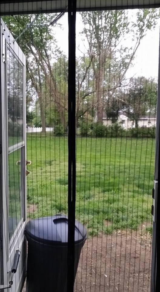 UnBugs Garage Screen Doors for 2 Car Garage - Fits Double Garage Doors up to 16 Feet Wide x 7 Feet Tall MAX - Pet & Kid Friendly, Self-Closing - Hands Free Magnet Closure Keeps Bugs Out & Breeze in customer photo 1