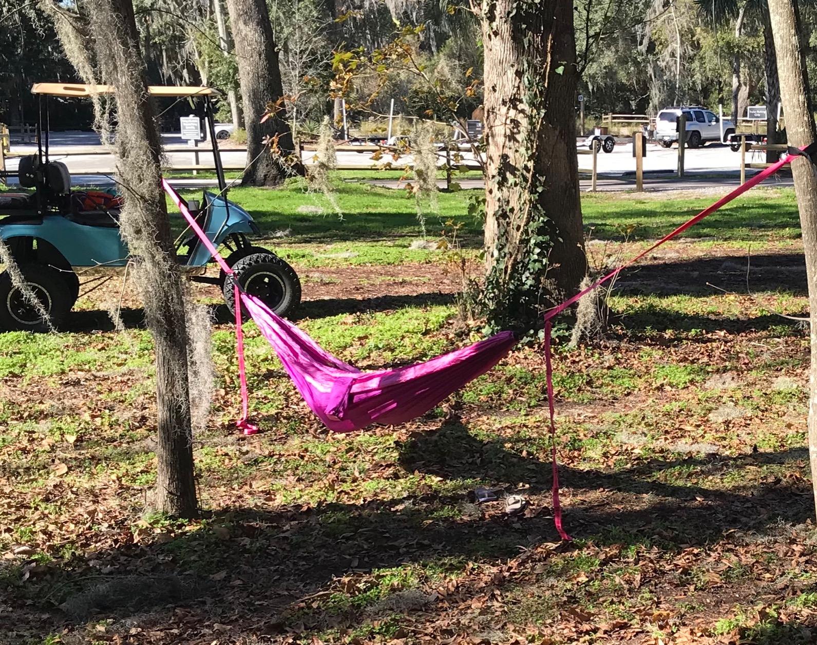 Gold Armour Camping Hammock - Camping Essentials, Double Hammock with Bug Net, Camping Gear Hammock for Outside, Hiking, and Travel customer photo 2