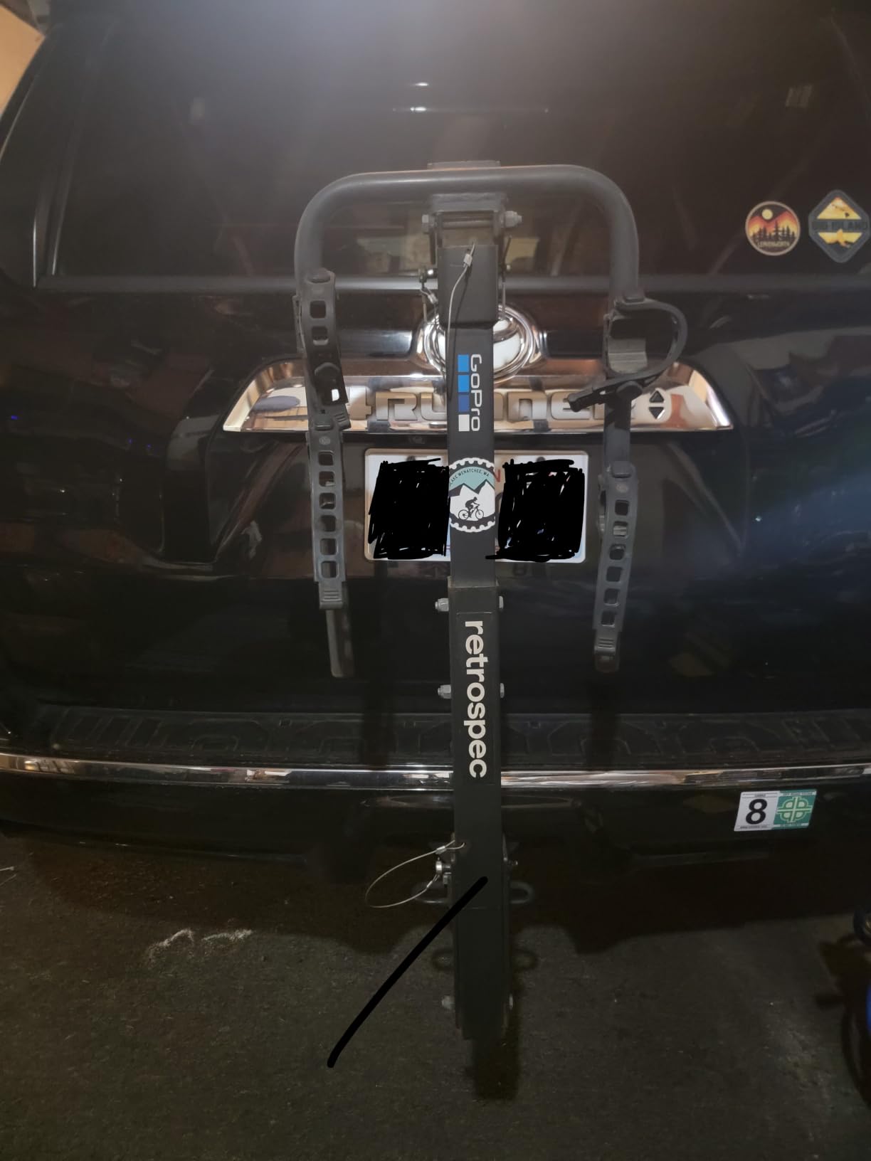 Retrospec Lenox 2-5 Bike Rack Hitch for Car, Truck, SUV - 2in Hitch Mount with Foldable Steel Frame, Anti-Rattle Adapter & Tie Down Straps customer photo 1