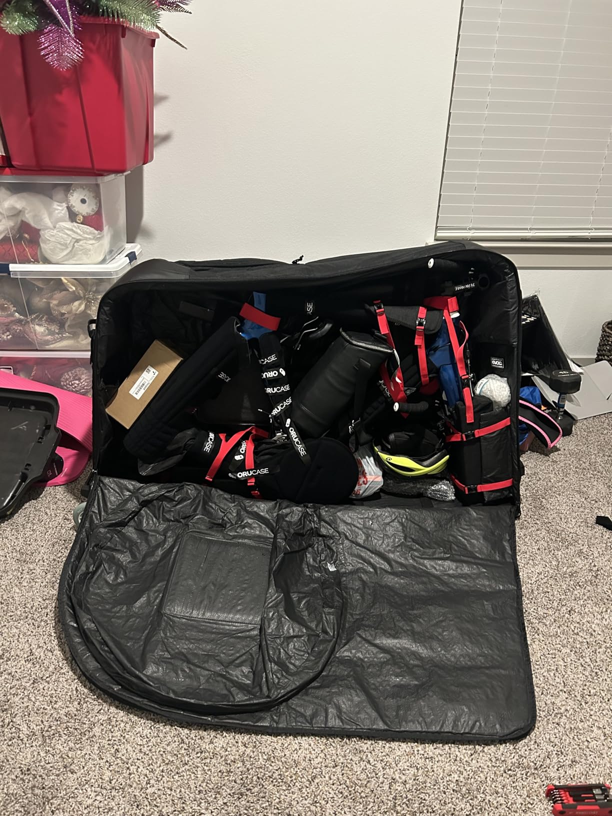 EVOC Bike Transport Bag - Lightweight Bike Cover, Separate Wheel Compartment, Fork Mount Stabilisation, 280L customer photo 2