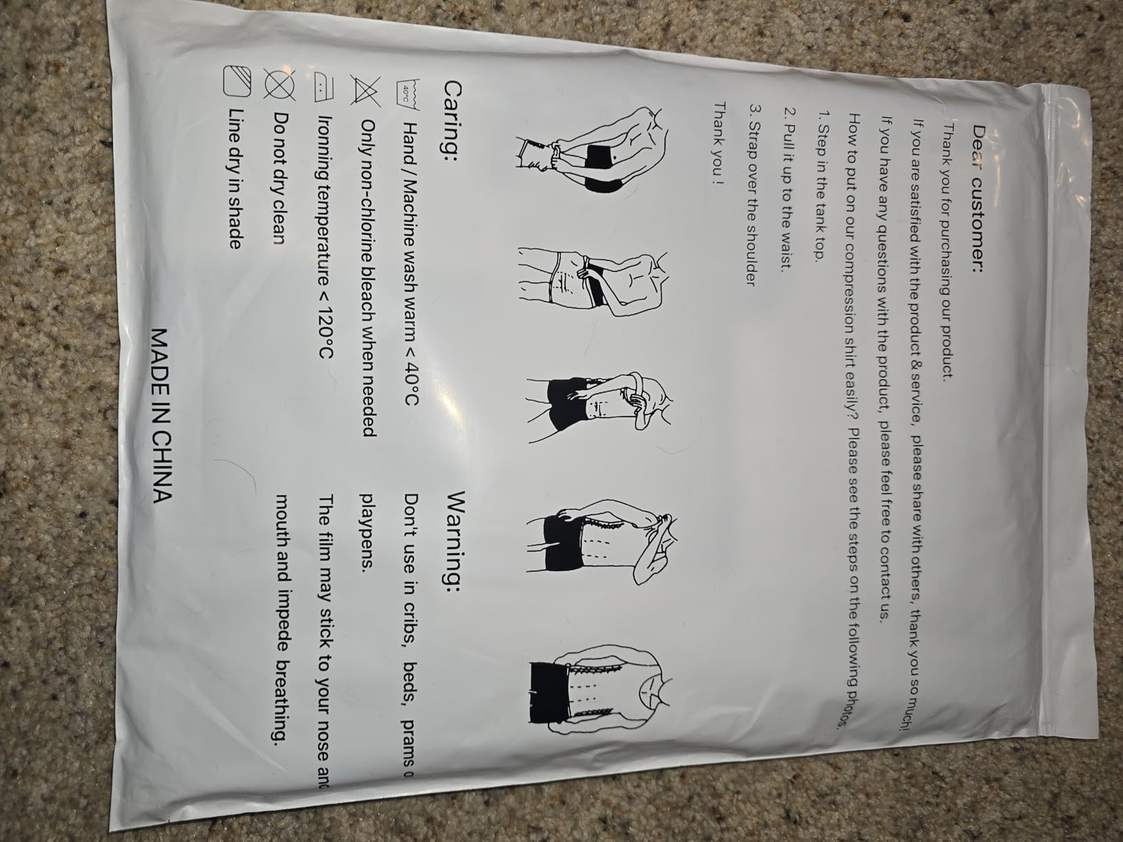 Mens Slimming Compression Shirt, Body Shaper Workout Tank Top, Gynecomastia Tummy Control Undershirts - Change in Seconds customer photo 2