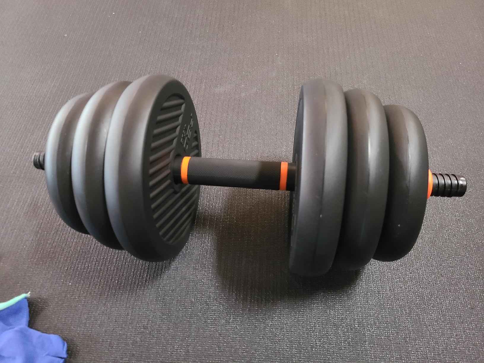 FEIERDUN DS2 Adjustable Dumbbells, 20/30/40/45/70/90lbs Free Weight Set with Connector, 5 in1 Dumbbells Set customer photo 2