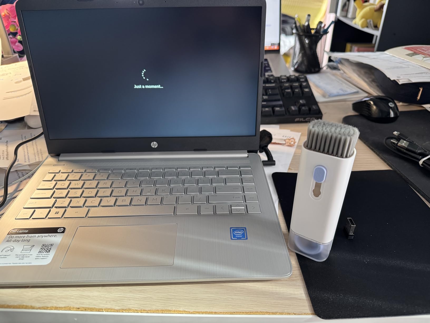 HP Stream 14 Student Business Laptop, Microsoft Office 365, Copilot AI, 4GB RAM, 128GB UFS, Intel N150 Processor (Quad-core), Willow Green, Windows 11 Home customer photo 2