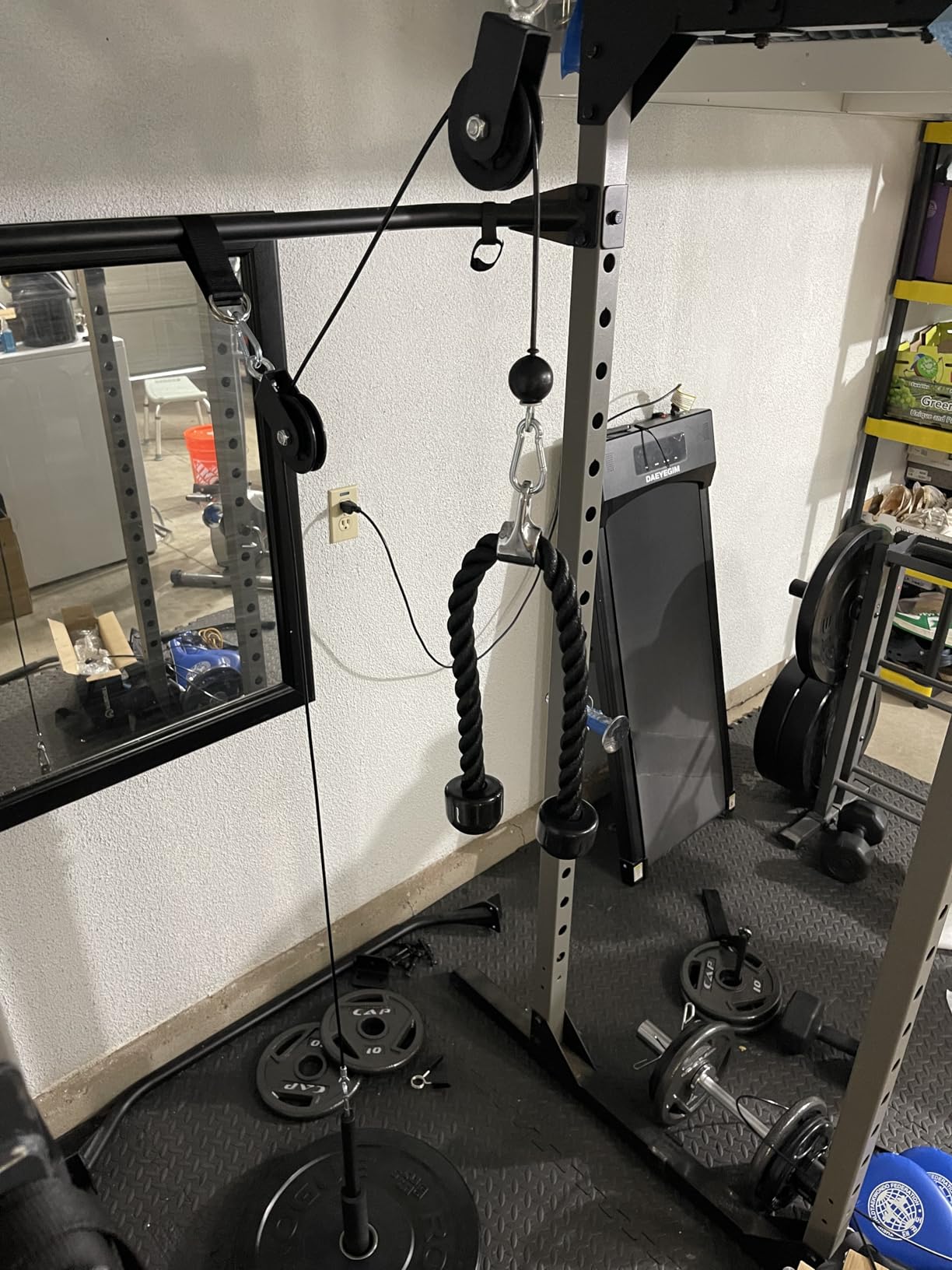 FitBeast Pulley System Gym, Cable Weight Pulley System for Gym LAT Pulldown, Biceps Curl Workout, Ideal Home Gym Equipment for Forearm, Shoulder, Strength Training customer photo 1