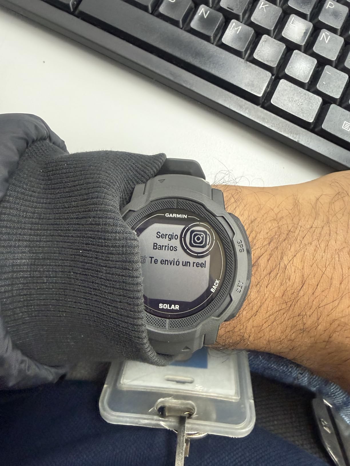 Garmin Instinct 2 Solar, Smaller-Sized Rugged Outdoor Watch with GPS, Solar Charging Capabilities, Built for All Elements, Multi-GNSS Support, Tracback Routing, Graphite customer photo 2