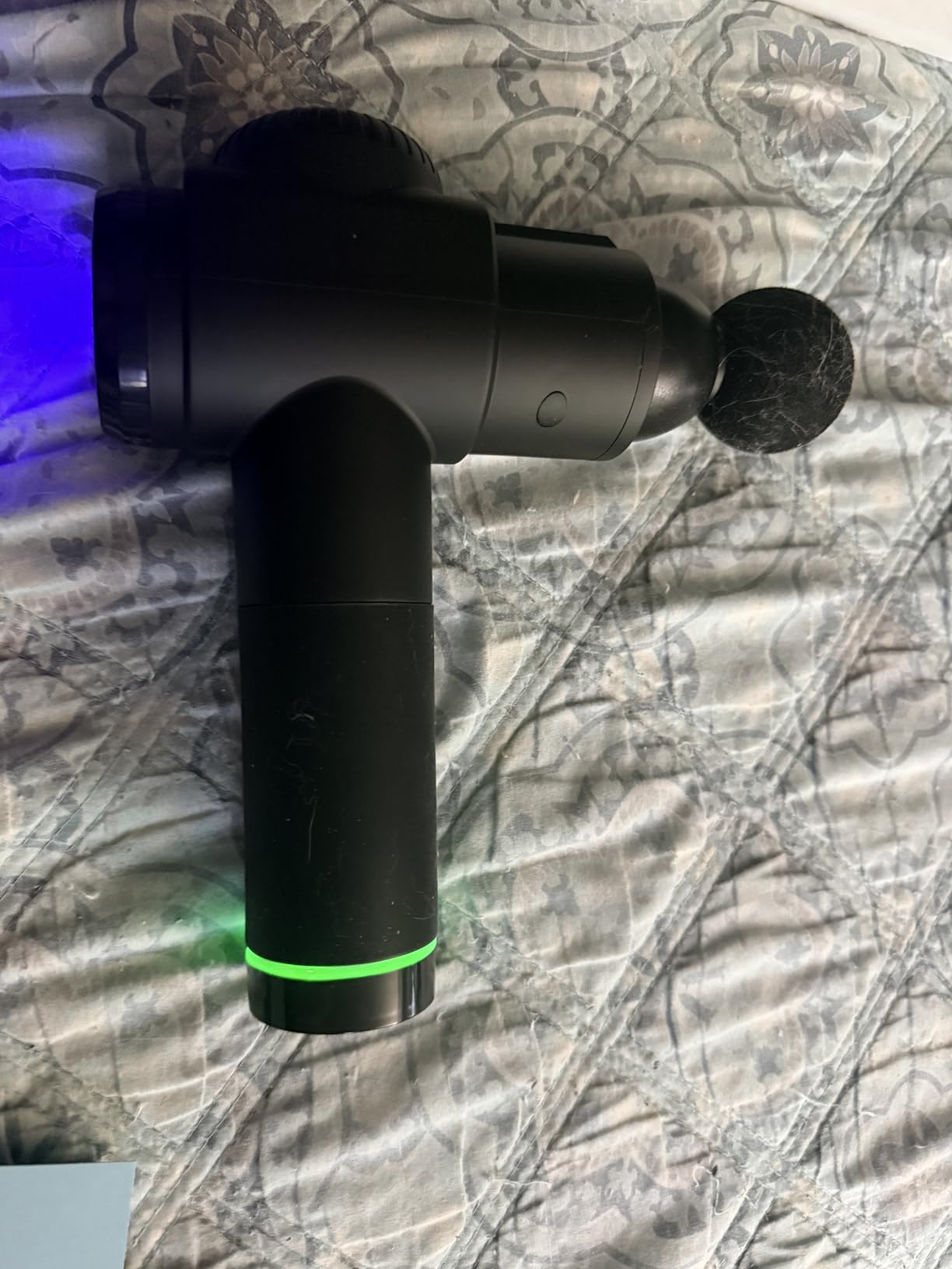 TOLOCO Massage Gun, Deep Tissue Back Massage for Athletes for Pain Relief, Percussion Massager with 10 Massage Heads & Silent Brushless Motor customer photo 2