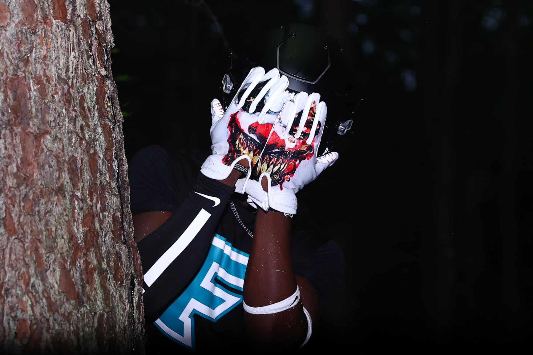 Battle Wide Receiver Football Gloves - Ultra Stick Grip, Compression Fit, Youth & Adult customer photo 1