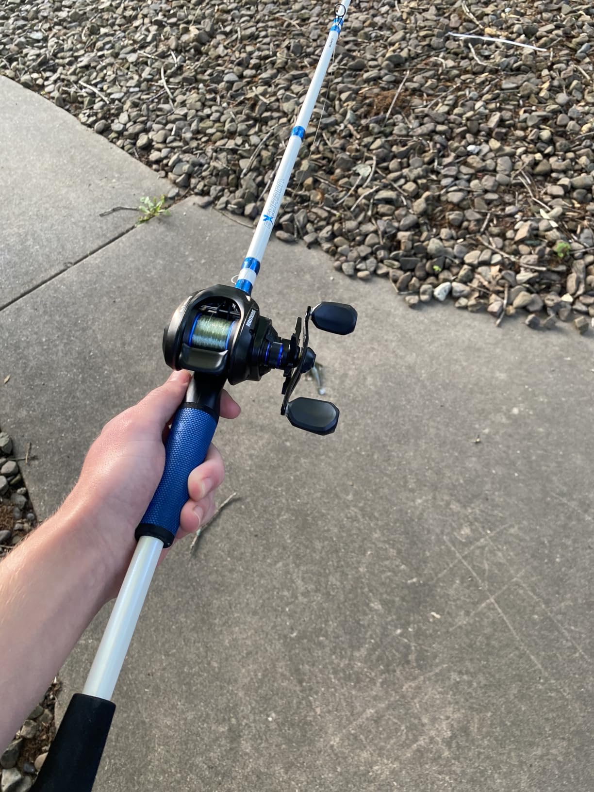 KastKing Centron Lite Baitcasting Fishing Reel - Lightweight, Glass Fiber Infused Nylon Frame - 7.6 OZ - 5 + 1 Anti-Reverse Ball Bearings, 7.1:1 High-Speed Gear Ratio customer photo 1
