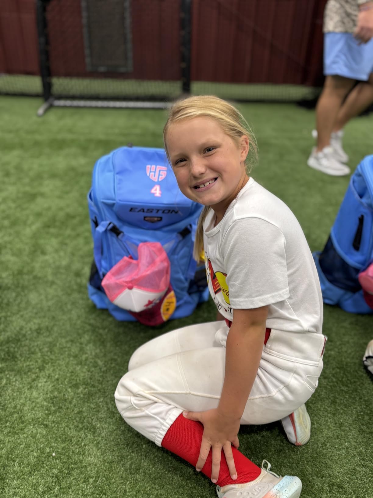 Easton Ghost NX Backpack Equipment Bag | Adult | Fastpitch Softball | Team Logo Panel | Multiple Colors customer photo 1