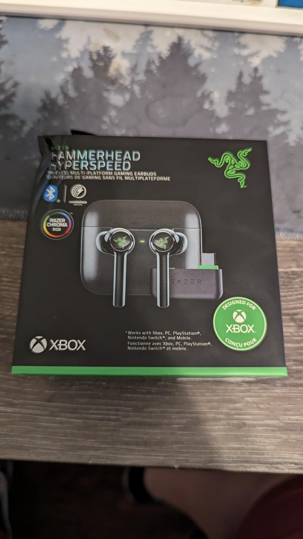 Razer Hammerhead HyperSpeed Wireless Multi-Platform Gaming Earbuds for Xbox Series X|S, Xbox One, PC, Mobile: ANC - Noise Cancelling Mic - Bluetooth 5.2 - RGB Chroma - 30 Hr Battery customer photo 2