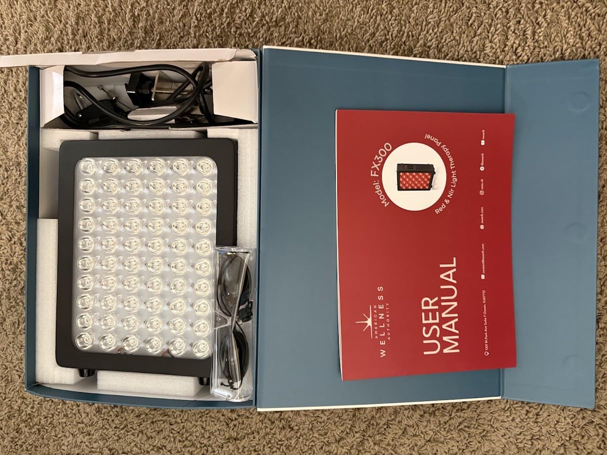 FSA Red Light Therapy for Body & Face - 660nm & 850nm Near Infrared Red Light Therapy Panel for Skin, Muscles & Recovery - Full-Body LED Light Therapy Device with Stand HSA customer photo 1