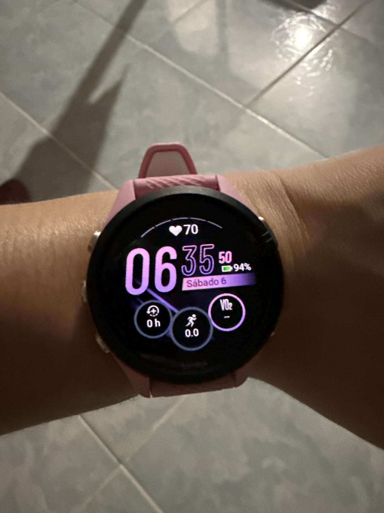 Garmin Forerunner 265 Running Smartwatch, Colorful AMOLED Display, Training Metrics and Recovery Insights, Black and Powder Gray customer photo 2