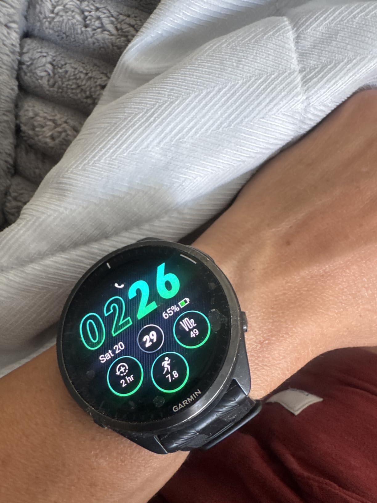 Garmin Forerunner 965 Running Smartwatch, Colorful AMOLED Display, Training Metrics and Recovery Insights, Black and Powder Gray customer photo 1