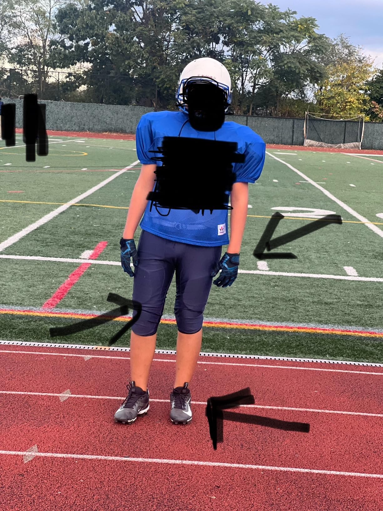 Football Gloves for Kids 8-12, No-Slip Youth Wide Receiver Glove, Enhanced Performance Silicone Gloves customer photo 1