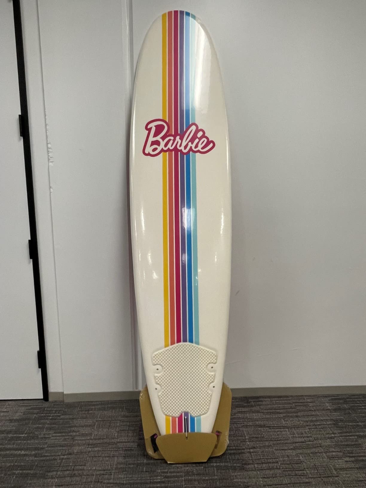 Barbie Signature 8ft Surfboard by Wavestorm | Graphic top Deck with high Density Slick Bottom | for Kids and Adults | Foam Construction with Accessories | Leg Leash and Fin Set Included customer photo 1
