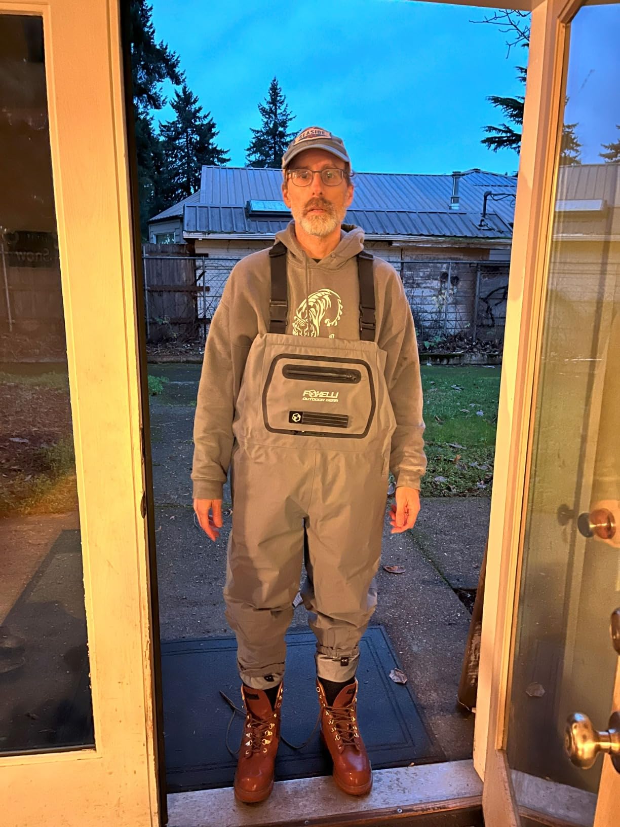 Foxelli Breathable Waders - Fly Fishing Stockingfoot Waders for Men and Women customer photo 1