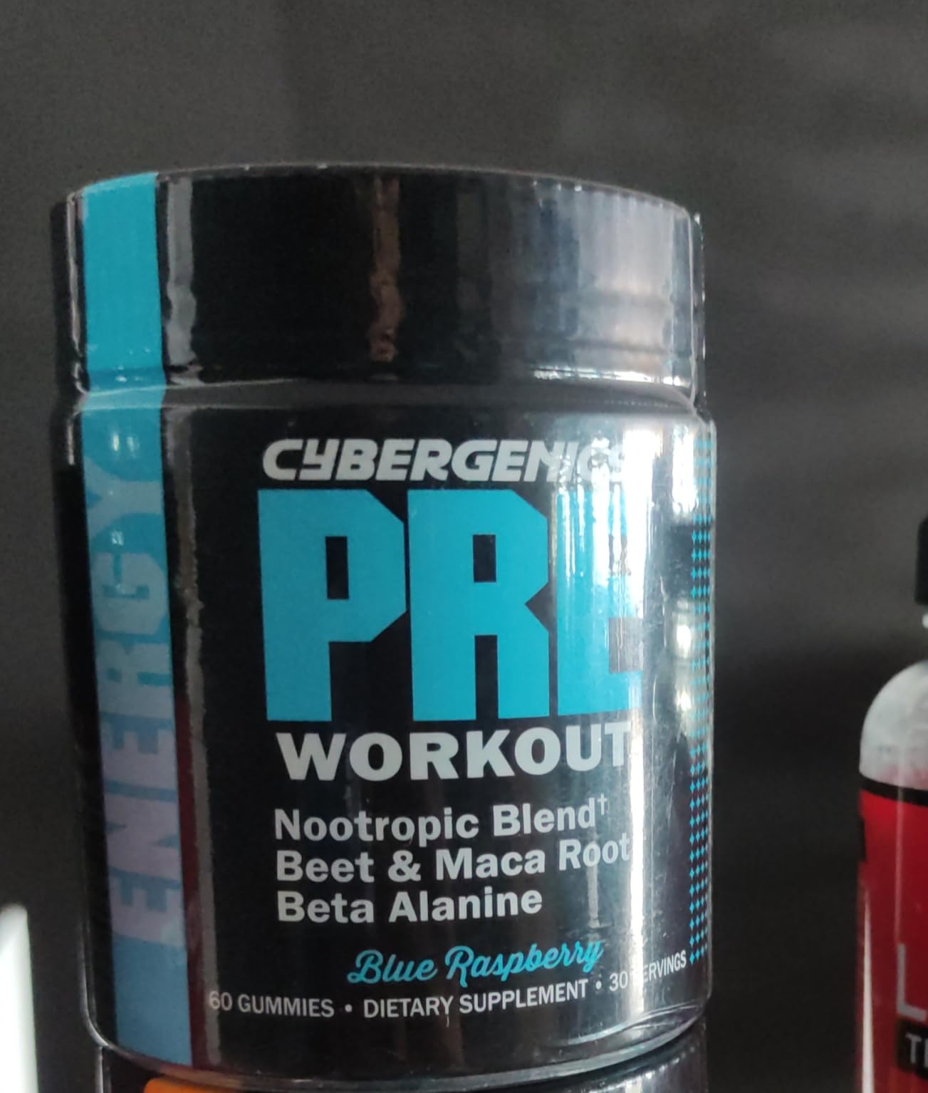 Pre Workout Gummies, Supports Energy Levels, Boosts Performance, Beta Alanine, Green Tea Extract, Nootropic Blend for Focus, Natural Beet Root, Blue Raspberry, 60 Gummies, 30 Servings customer photo 2