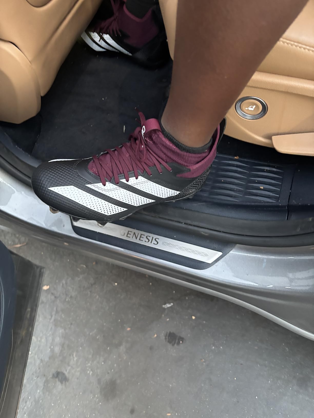 Unisex Adult Adizero Impact American Football Shoes customer photo 2