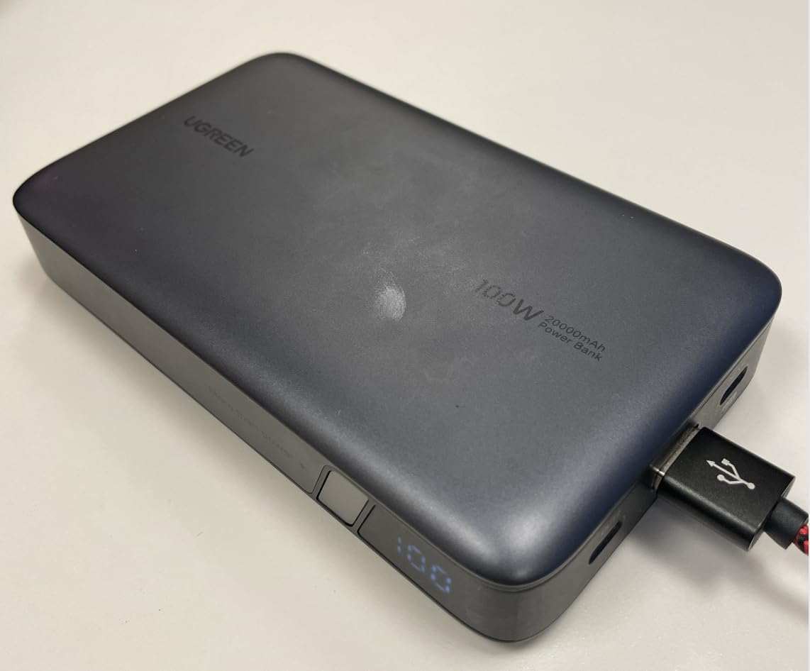 UGREEN 20000mAh 100W Power Bank, Nexode Portable Charger USB C 3-Port PD Fast Charging Battery Pack Digital Display for iPhone 17/16, MacBook, iPad, Galaxy S26 Ultra, Steam Deck, Dell XPS and More customer photo 2
