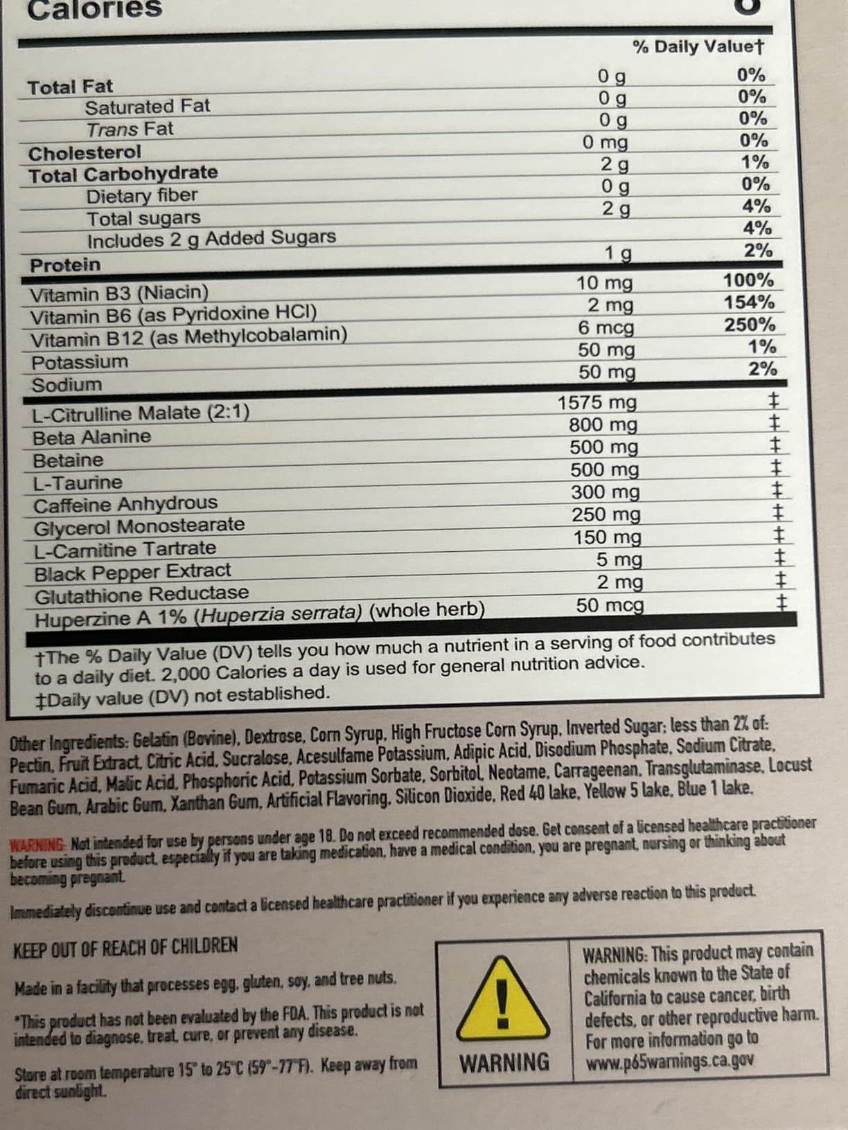 Kodagenix Pre Workout Gummies for Men and Women with Caffeine, L-Citrulline and Beta Alanine - World's First Preworkout Gummy - High Stim Preworkout for Men and Women - USA-Made - 30 Servings customer photo 2