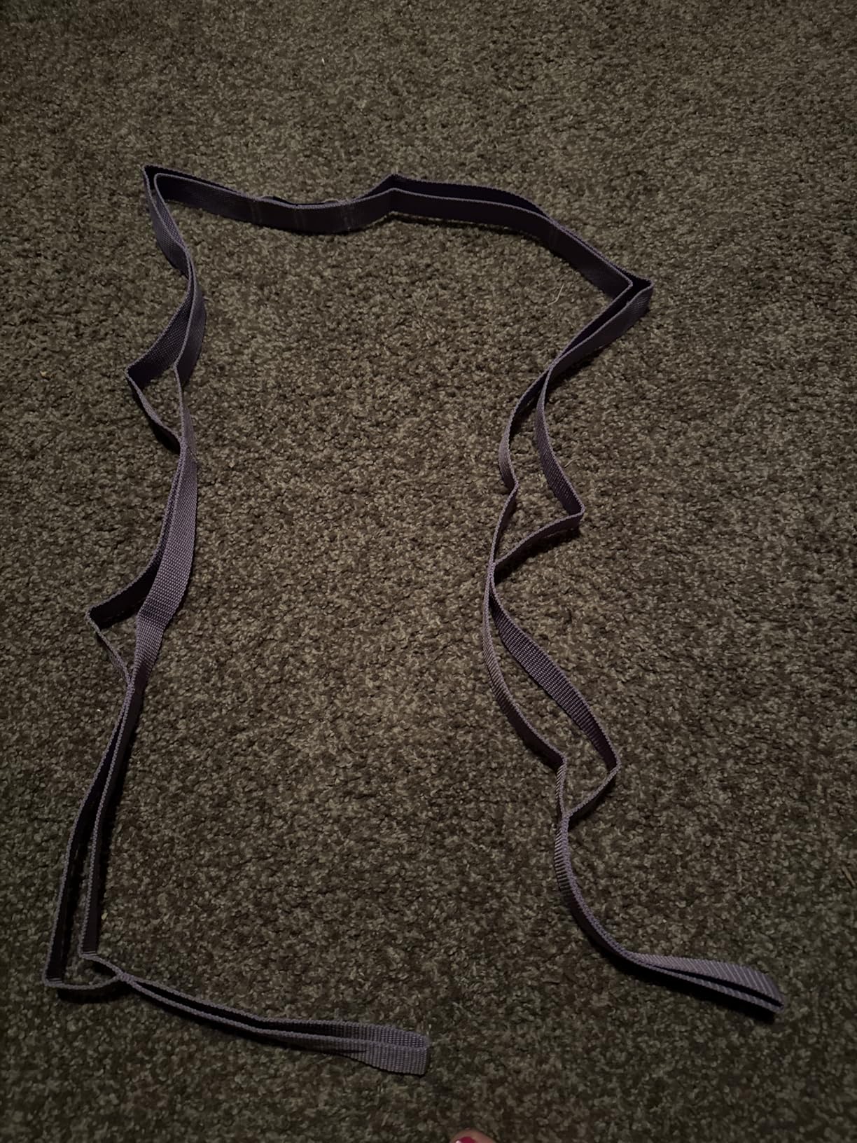Abiarst Stretching Strap Yoga Straps for Physical Therapy, 10 Loops Non-Elastic Stretch Band for Pilates, Flexibility, Exercise and Gymnastics customer photo 2
