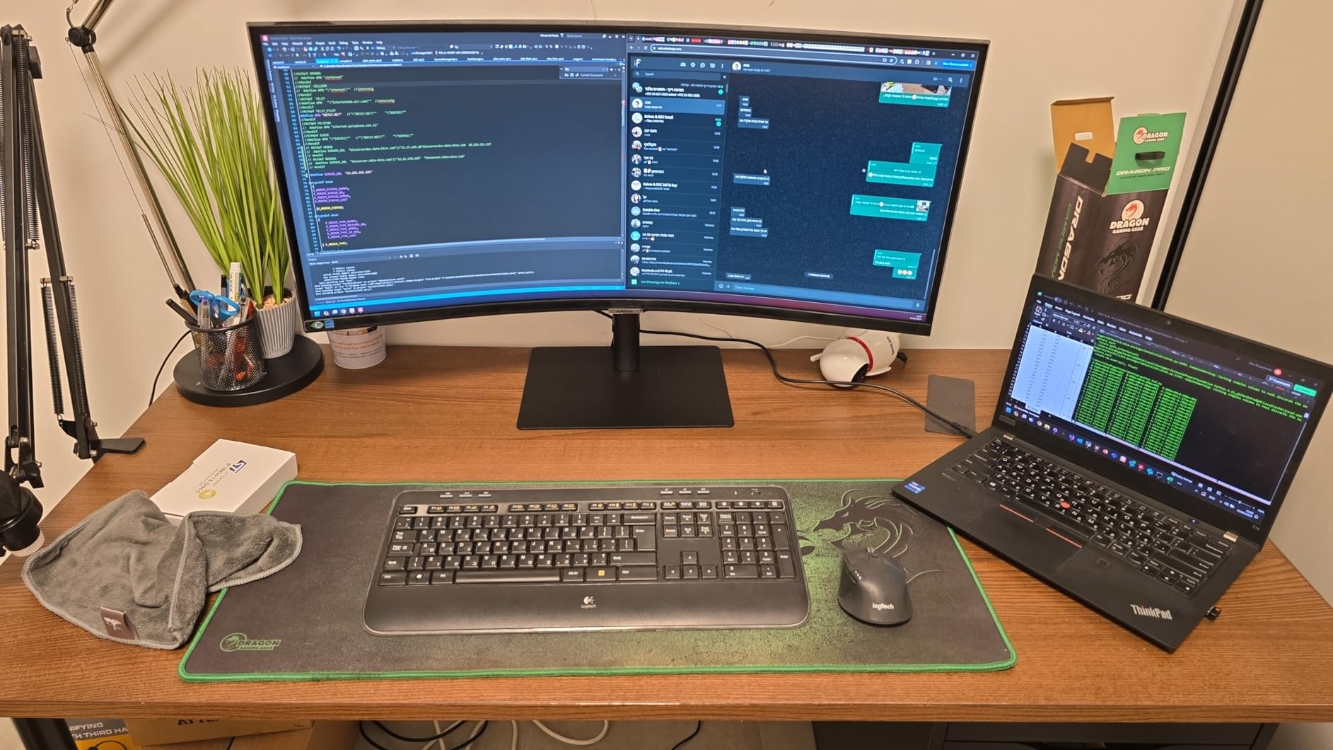 Samsung 34-Inch ViewFinity S65VC Series Ultra-WQHD Curved Computer Monitor, 100Hz, AMD FreeSync, HDR10, USB-C, Built-in Speaker, Camera, KVM Switch, Eye Care, Eco-Packaging, LS34C650VANXGO, Black customer photo 1