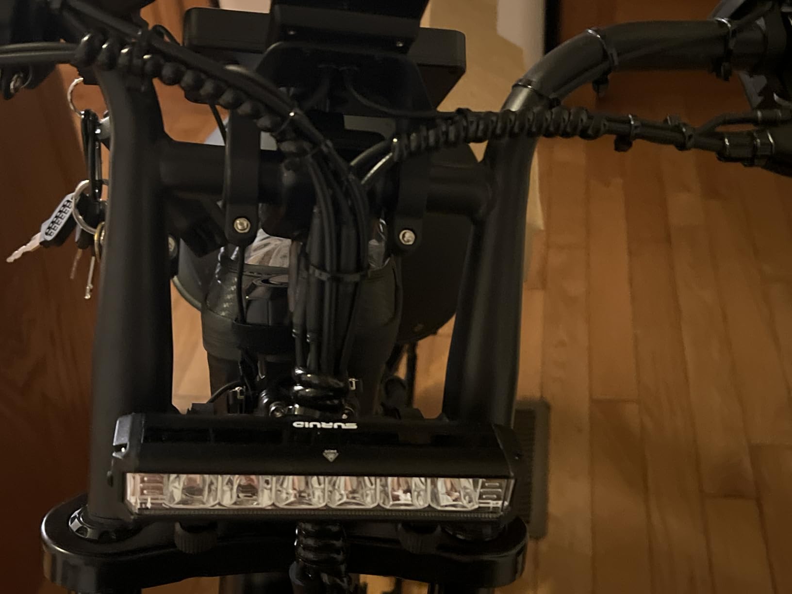Suruid Super Bright LED Bike Light, USB Rechargeable Bicycle Headlight, Waterproof Bike Headlight, Daytime Running Light, MTB Off-Road Cycling Commuting customer photo 1