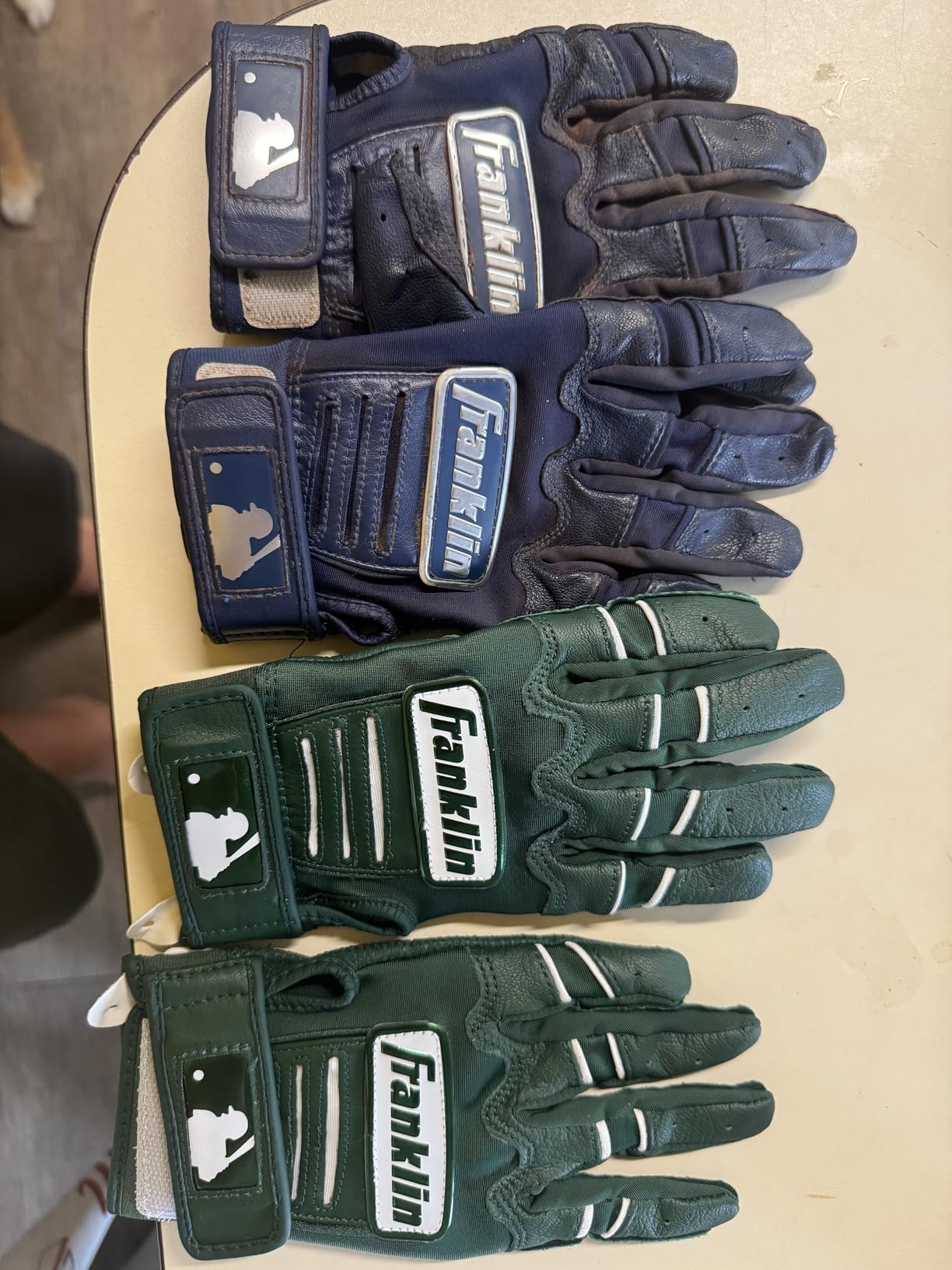 Franklin Sports MLB Baseball Batting Gloves - CFX Pro Youth and Adult - Baseball + Softball - Multiple Sizes + Colors customer photo 1