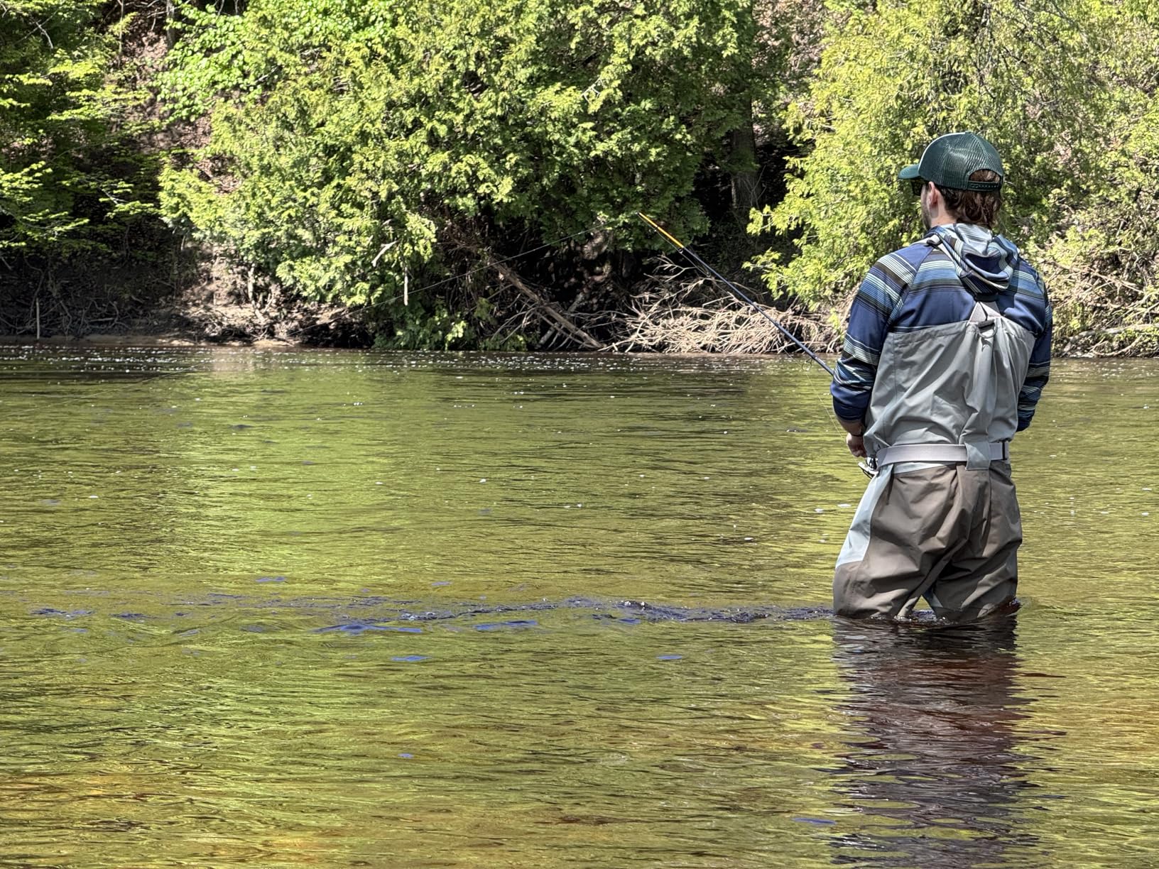 Trudave Fishing Waders, Waterproof Chest Waders for Men & Women, Lightweight Insulated Stockingfoot Waders Breathable Fly Fishing Waders customer photo 1