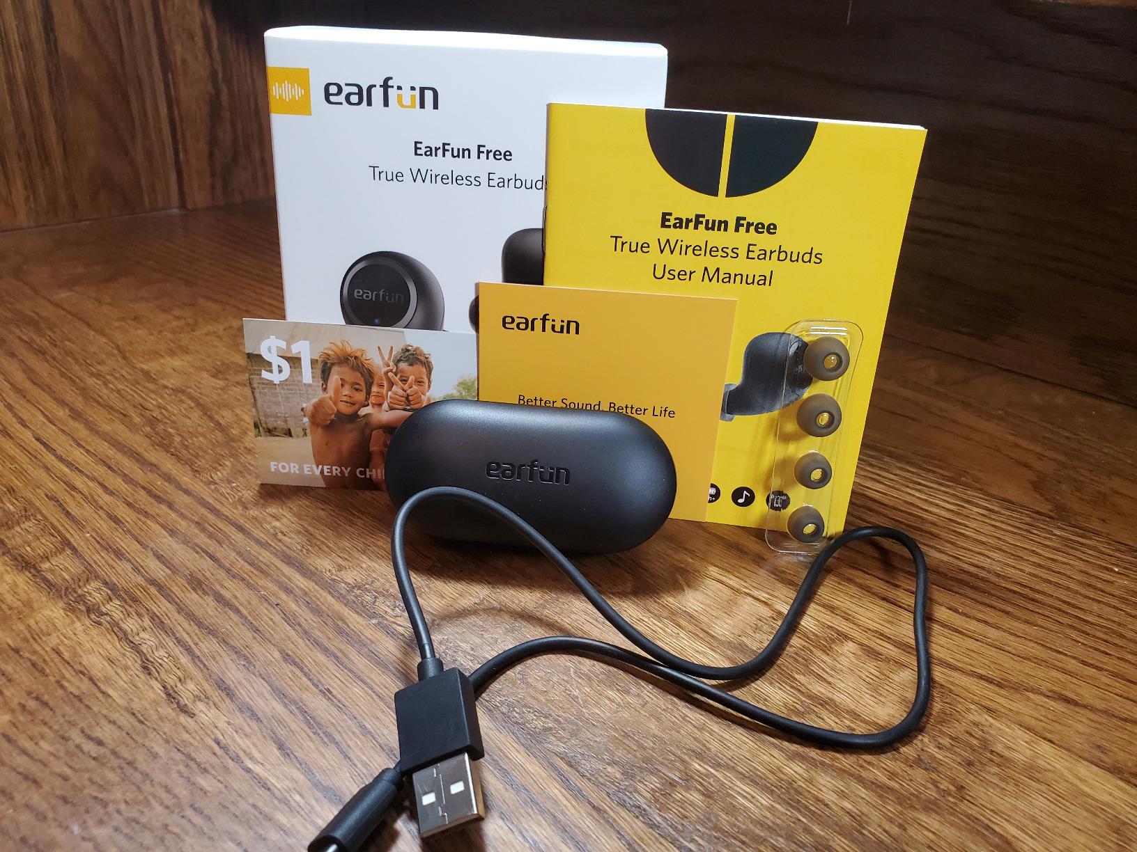 EarFun Free 2S Wireless Earbuds, [Upgraded Version] Bluetooth Earbuds with Deep Bass, 4 Mics for Clear Call, Customizable EQ App, IPX7 Waterproof in-Ear Headphones, 30H Playtime, Wireless Charging customer photo 1